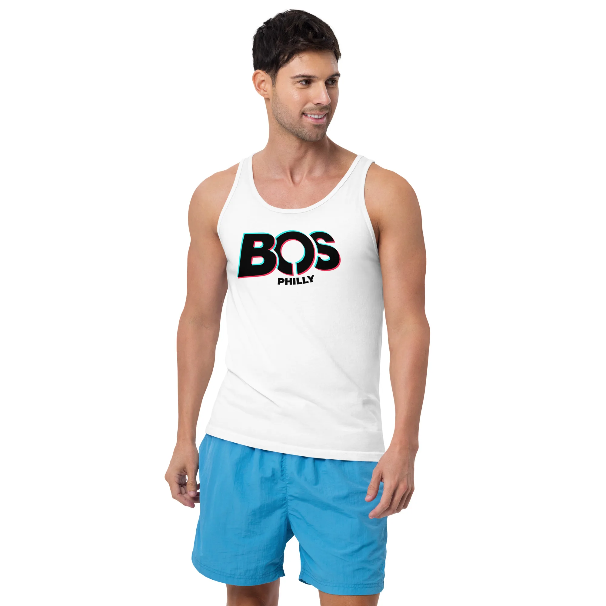 BOS Glitch Logo Tank