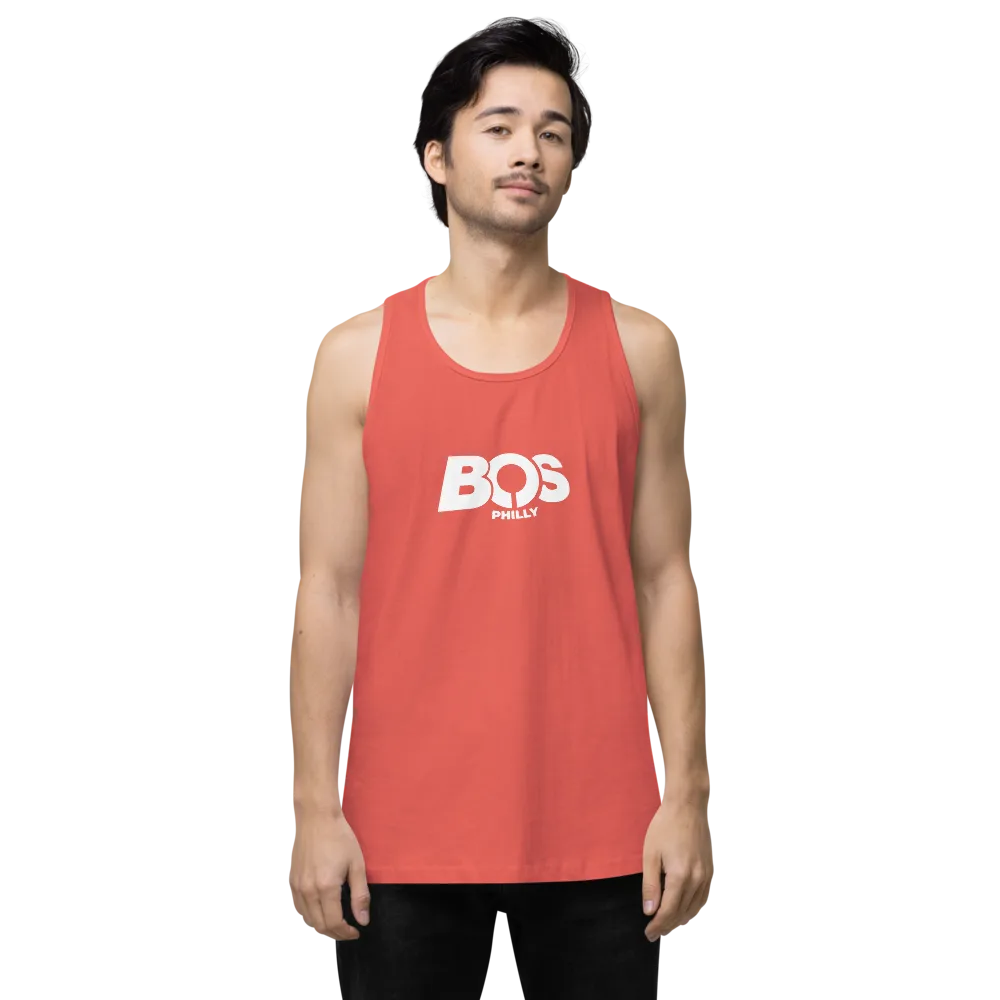 BOS Philly Logo Tank - Bougie in Coral