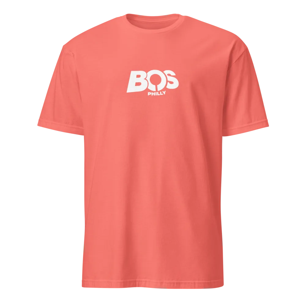 BOS Philly Logo Tee - Basic in Coral Silk