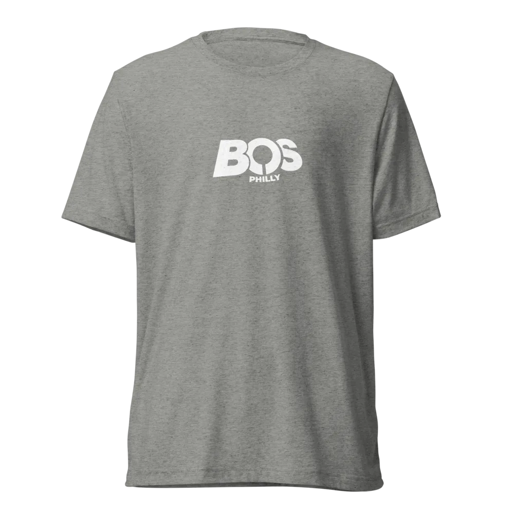 BOS Philly Logo Tee - Bougie in Athletic Grey