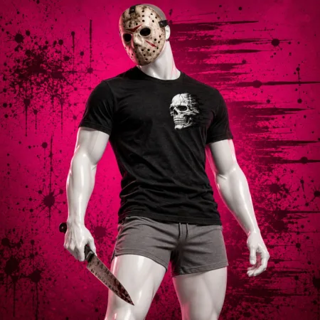 Glitch Skull Tee - Bougie